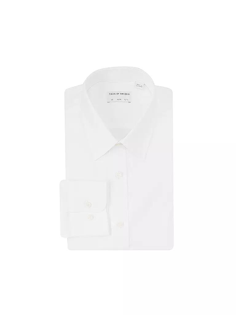 TIGER OF SWEDEN Hemd Slim Fit ADLEY C weiss