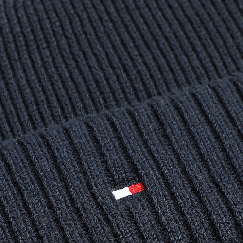 Lot Echarpe Et Bonnet Flag 1624 Bleu Marine