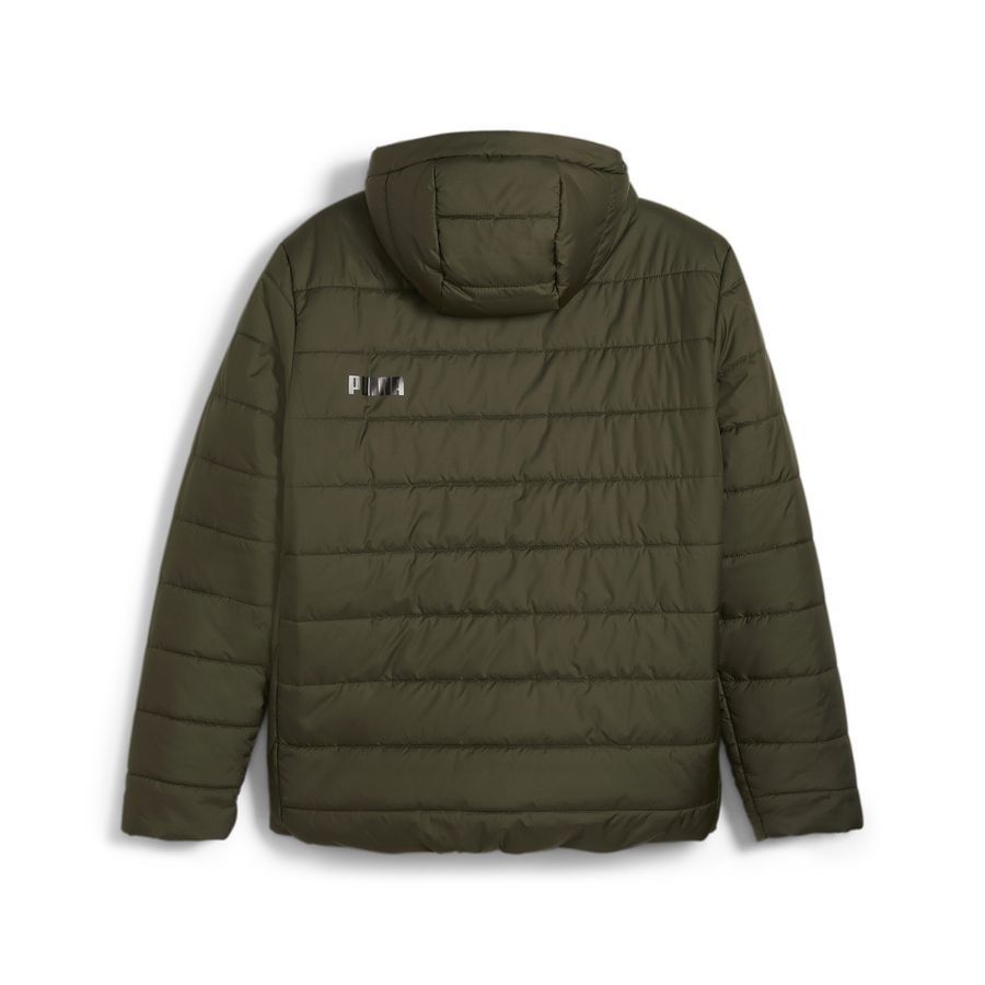 ESS Hooded Padded Jacket Dark Olive