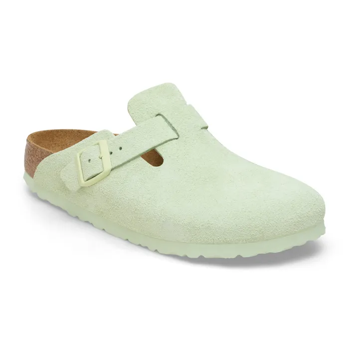 BIRKENSTOCK Sabots Boston Chaussant Etroit | Vert pâle