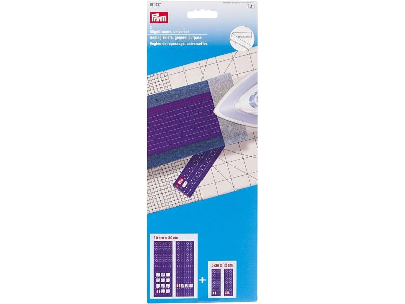 Prym Bügellineal Universal, 2 Stück Lineal zum Bügeln für Nähvorbereitungen