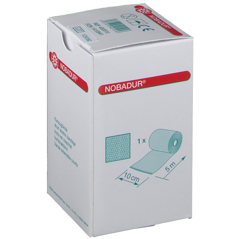 NOBADUR® Kurzzugbinde 10 cm x 5 m