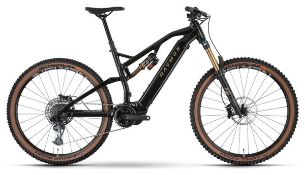 VTT Électrique Tout-Suspendu Raymon TrailRay 140E 11.0 Sram GX 12V 720 Wh 29'' Noir 2024