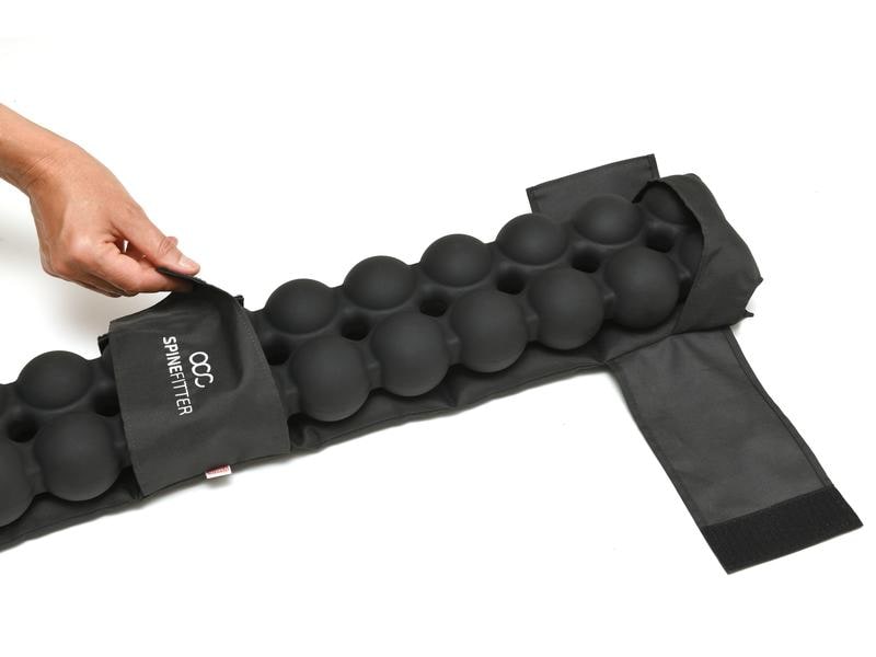 SISSEL Linum Pro Spinefitter 84 x 12 x 2 cm, 1 Stück Kälte- und Wärmekissen mit Leinsamen-Füllung