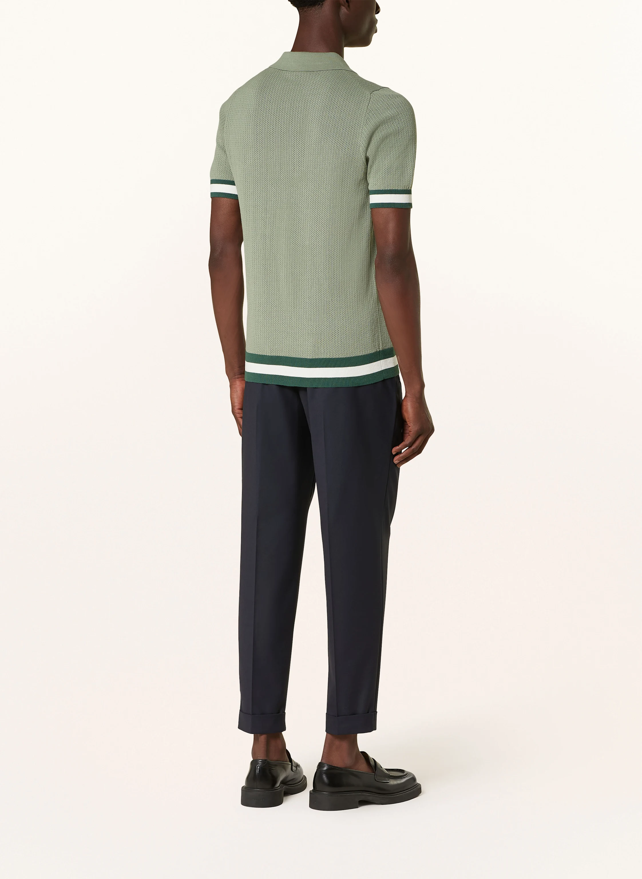 REISS Strick-Poloshirt QUINN