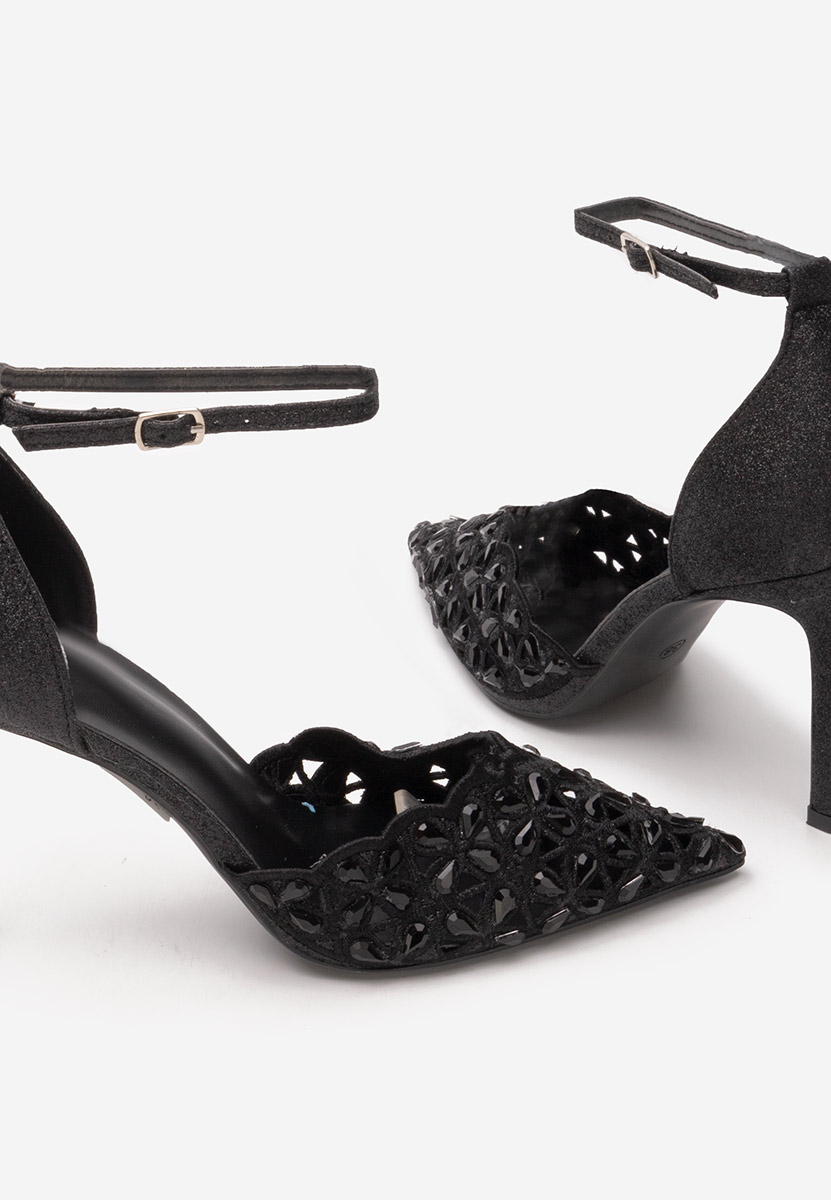 Chaussures stiletto noirs Kasey