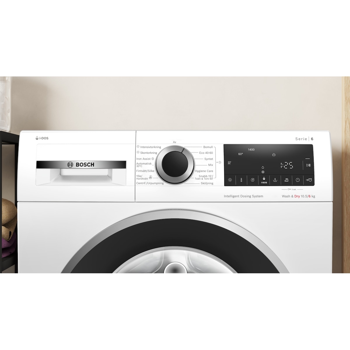 Bosch Kombinert vaskemaskin/tørketrommel WNG254ABSN