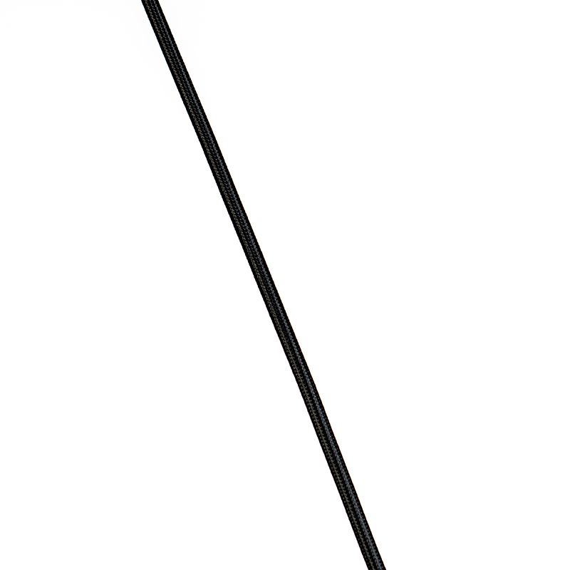 Moderne ronde hanglamp zwart met goud 3-laags - Titus