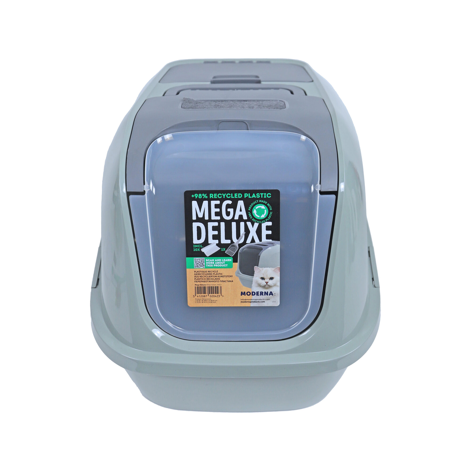 Moderna - Kattentoilet Mega Deluxe - Recycle