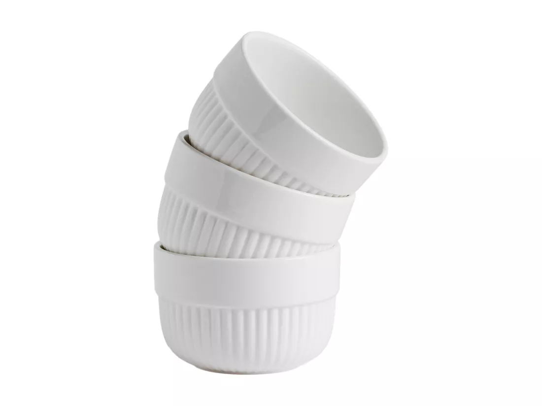 Ensemble De Plats De Service Sandino Blanc Moyen 16 x 8.5