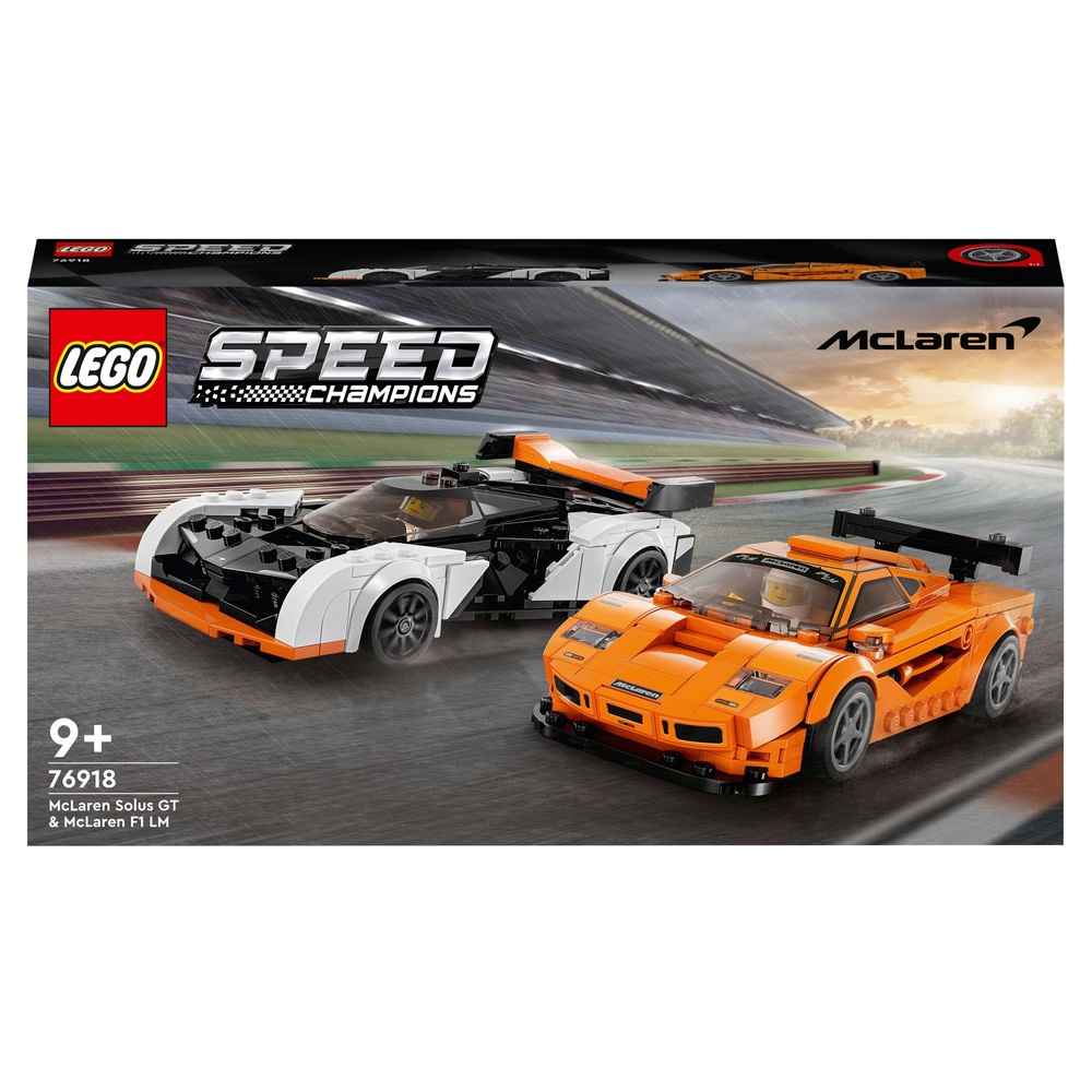 LEGO Speed Champions 76918 McLaren Solus GT & McLaren F1 LM Spielzeugautos
