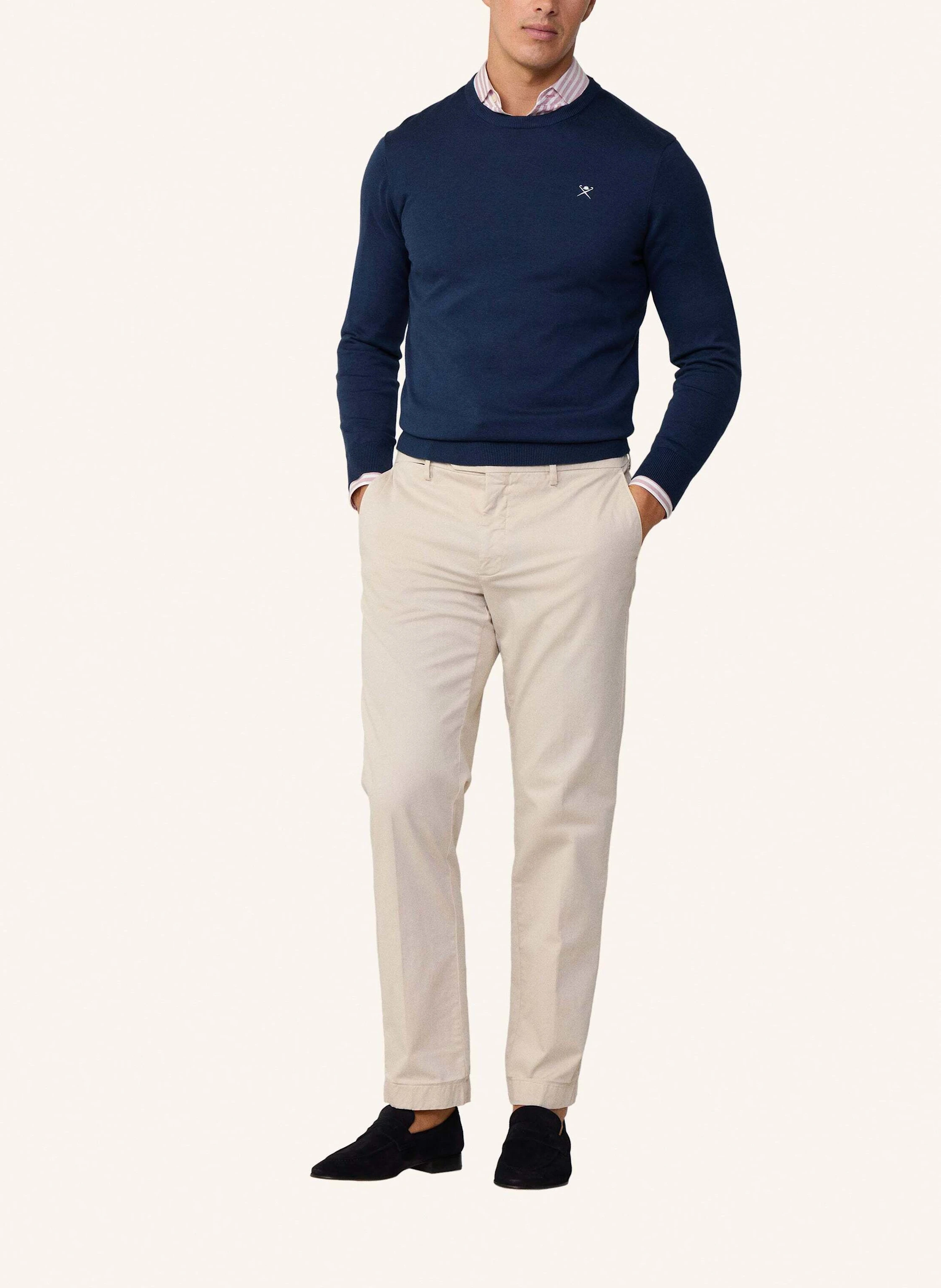 HACKETT LONDON Pullover COTTON SILK CREW