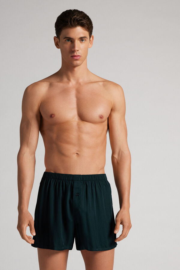 Cuecas boxer em tecido modal