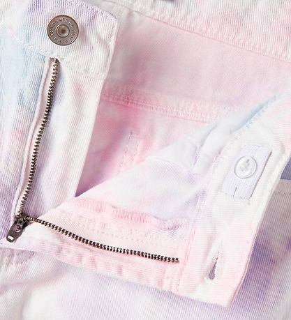 LMTD Hosen - NlfTieizza - White Alyssum/Tie Dye
