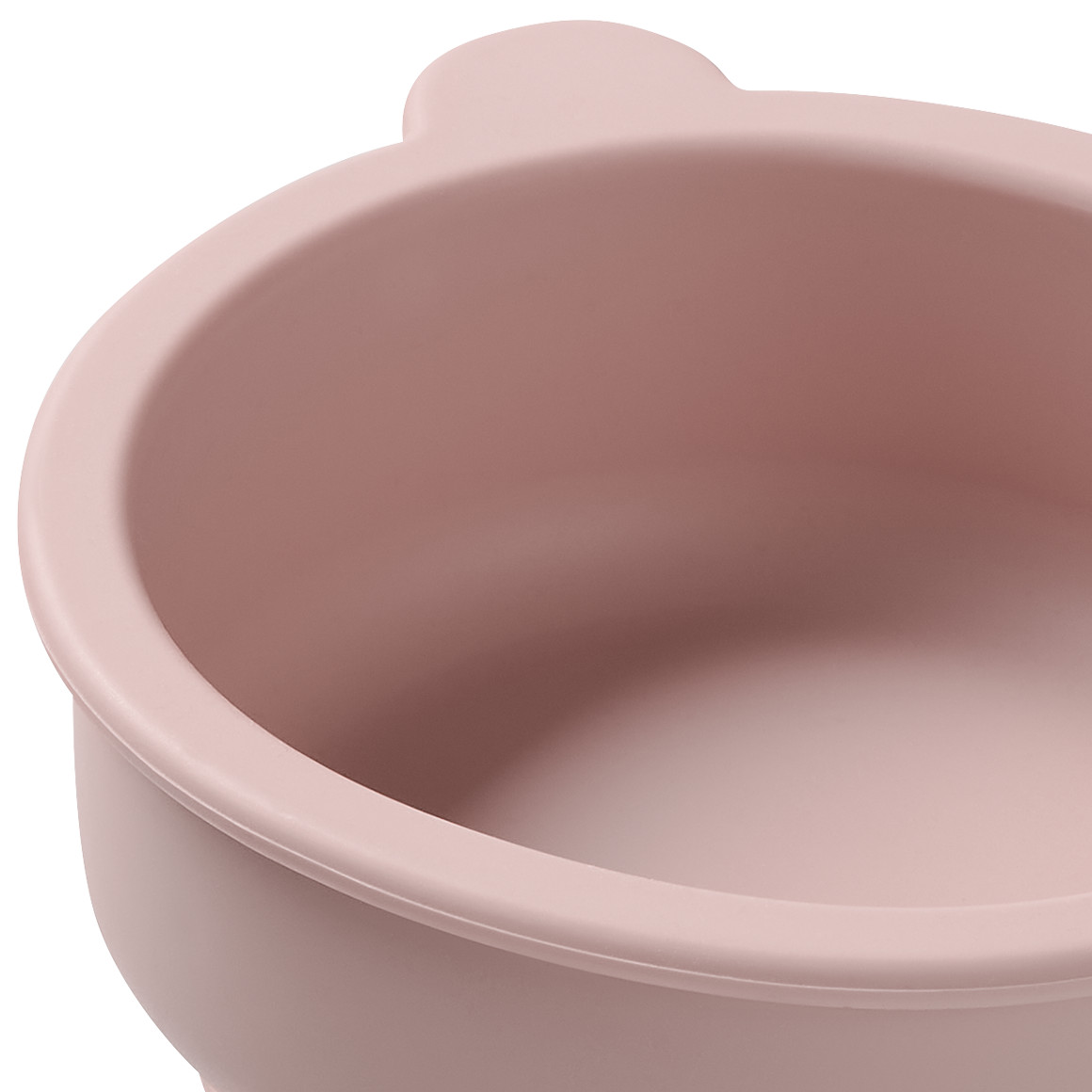 Topomini Pure Collection Silikon-Schüssel mit Saugfuß rosa
