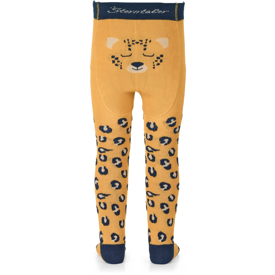 Sterntaler Krabbelstrumpfhose Leopard mattgelb