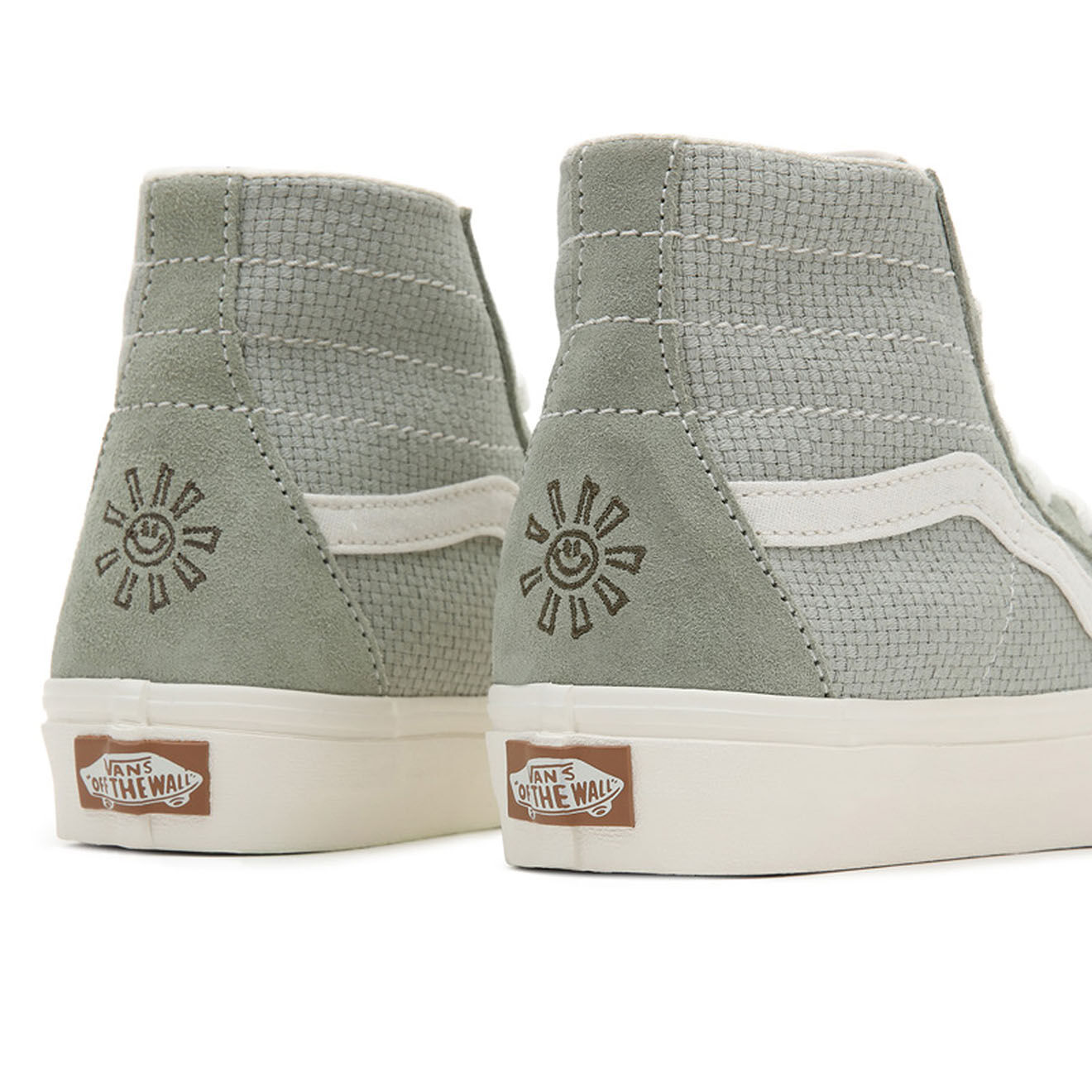Vans Sneakers en Cuir & Textile SK8-Hi Tapered vert d'eau