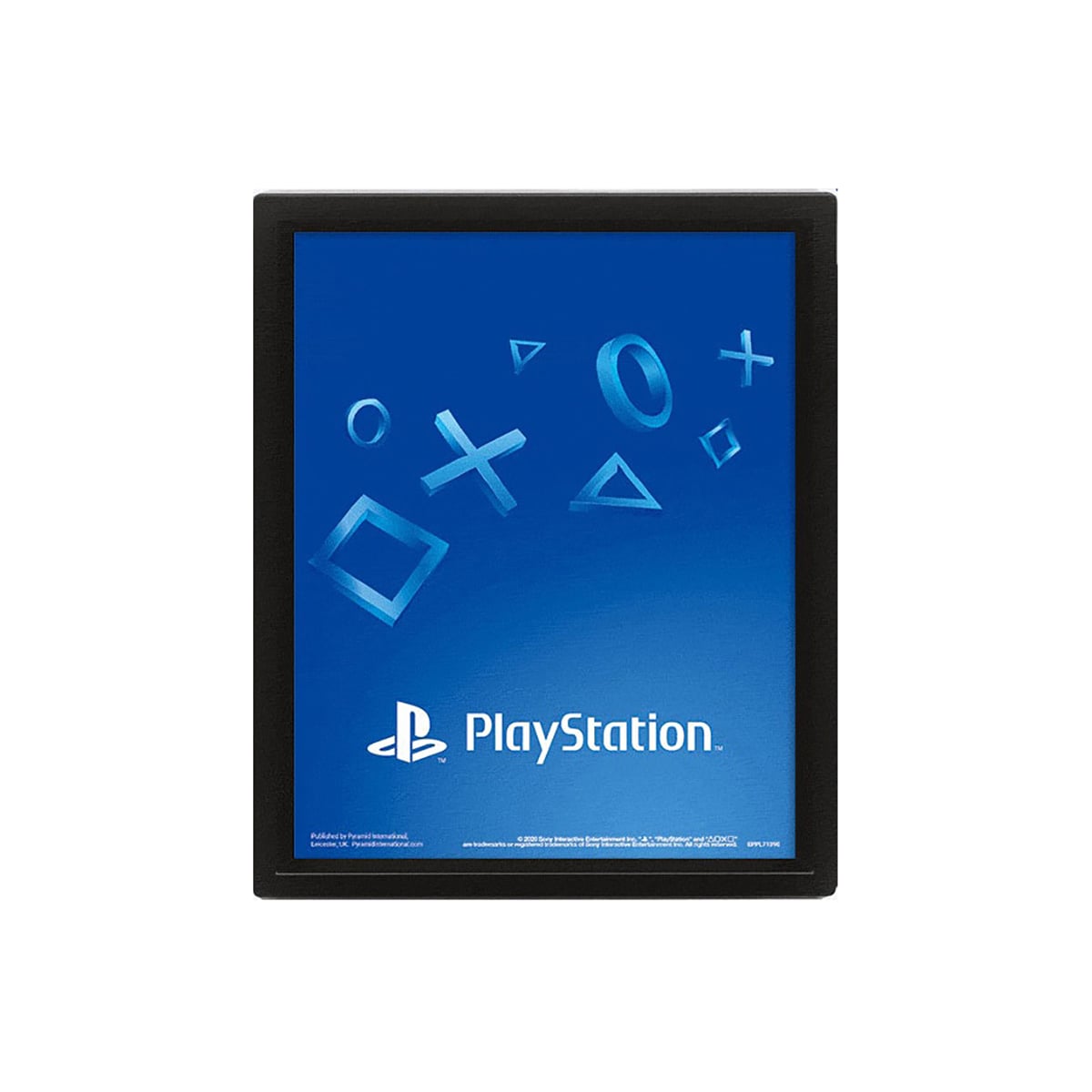 Play PlayStation 3D plakat (Shapes)