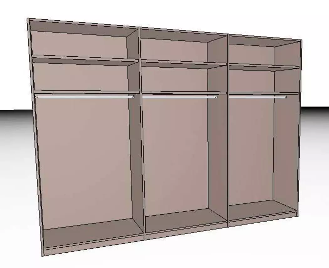 Kleiderschrank Para 299 x 222 cm