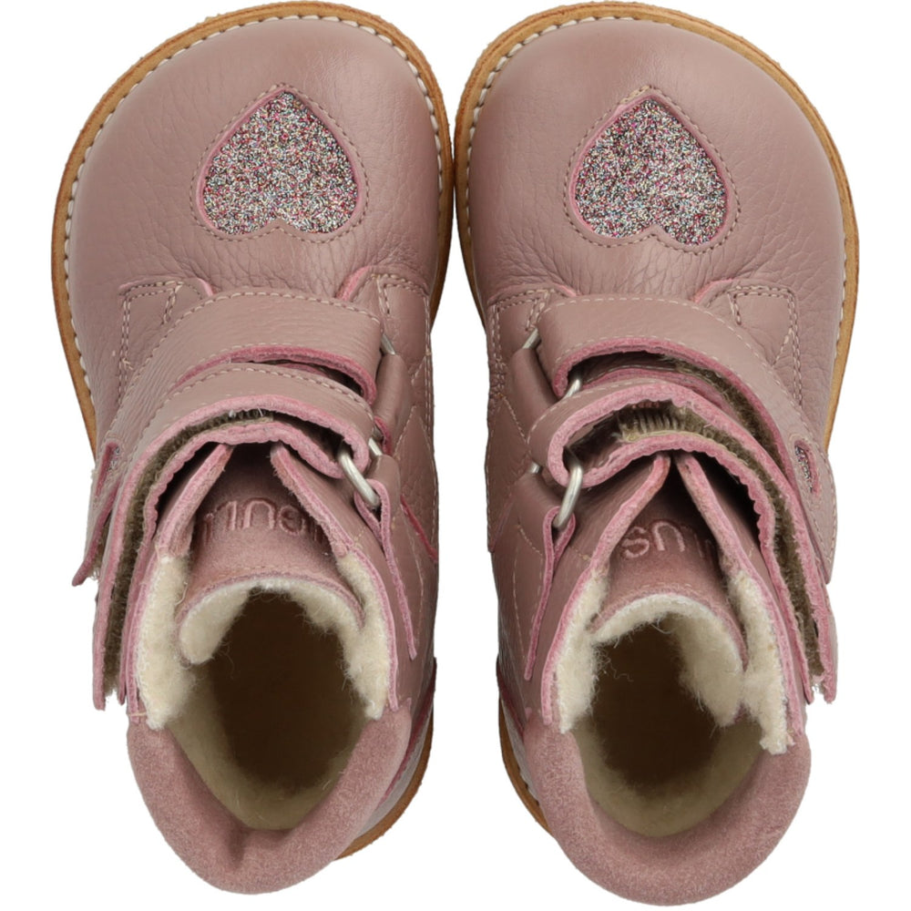 Køb Angulus Faded Rose/Multi Glitter TEX-støvle Med Funklende Glitterhjerter