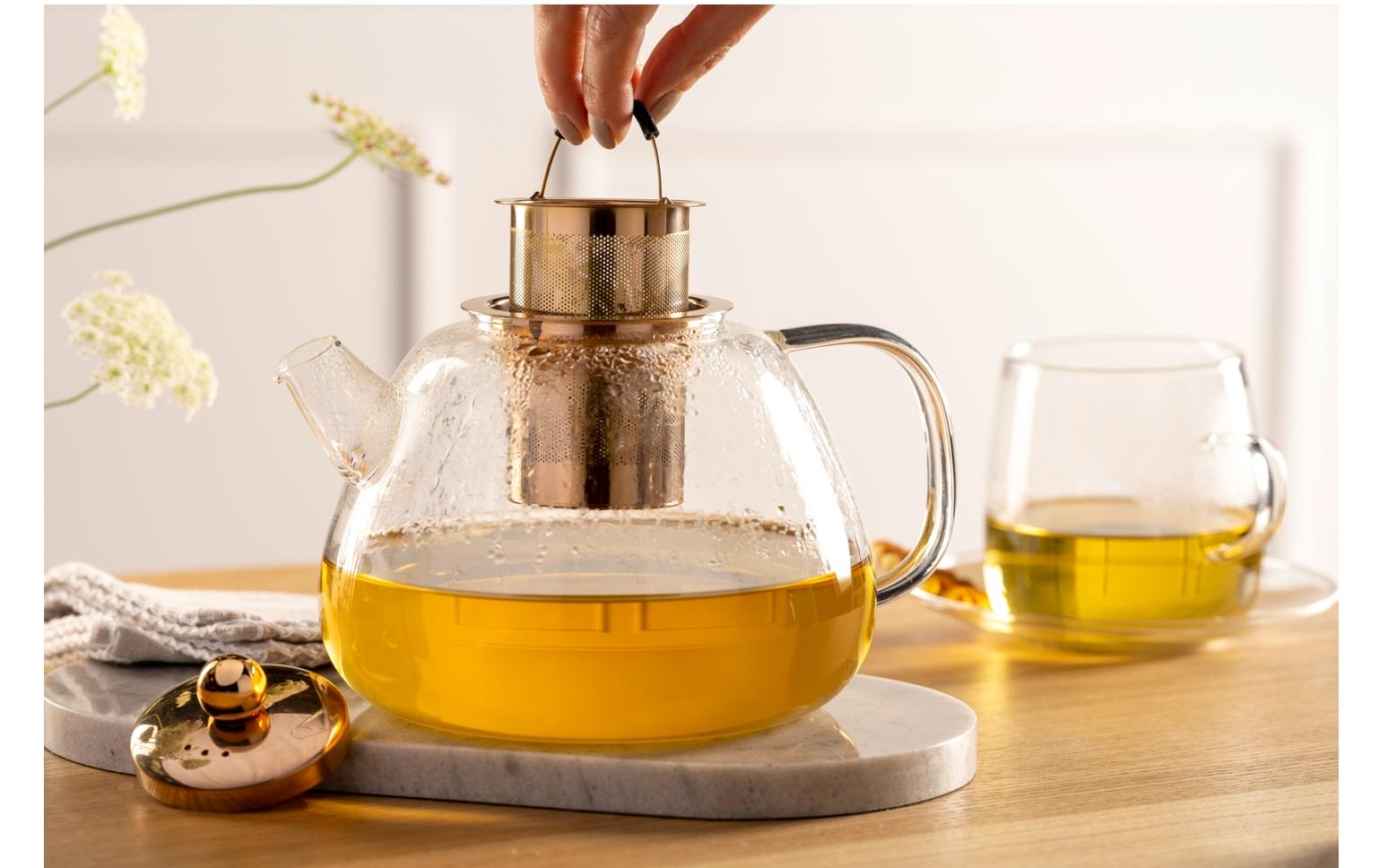 Teekanne Tè per te 1.5 l, TransparentTeebereiter
