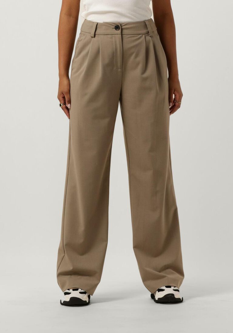 MODSTR\u00D6M beige modstr&ouml;m pantalon ankermd wide pants