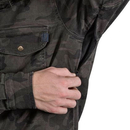 Surchemise John Doe MOTOSHIRT CAMOUFLAGE - Vert
