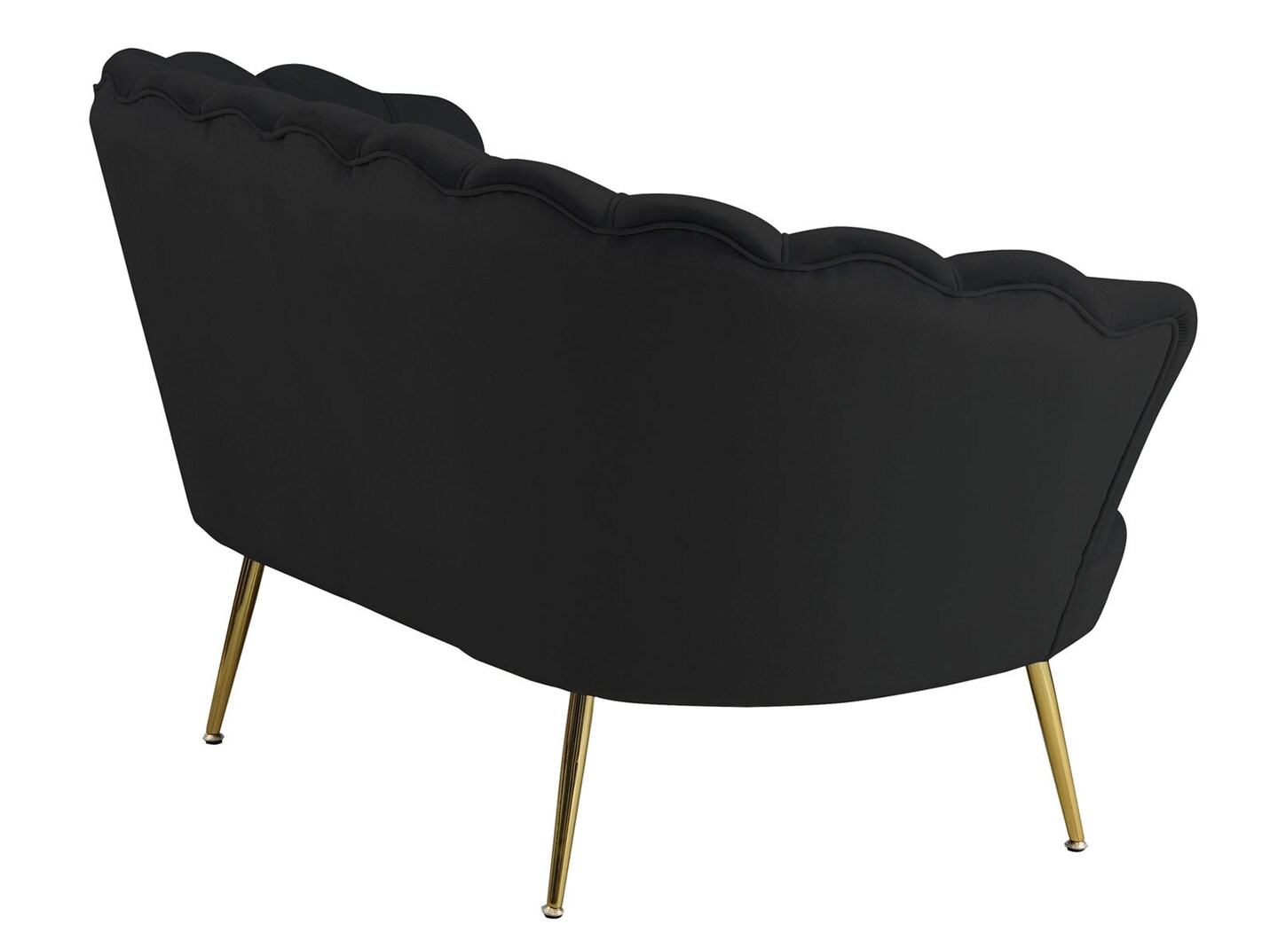 Sofa 2-Sitzer schwarz
