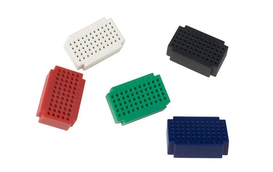 Steckplatine Mini VTBB6 Set, 5-teiligPassend zu Montageplatten-Set VTBB7
