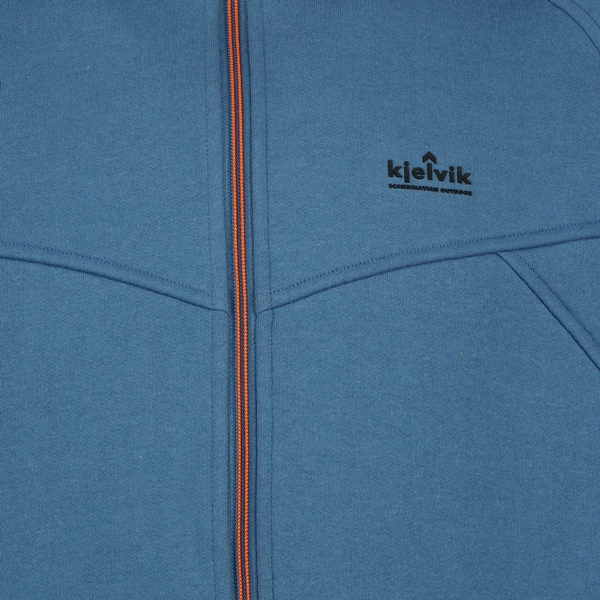 Kjelvik heren outdoor fleece vest blauw