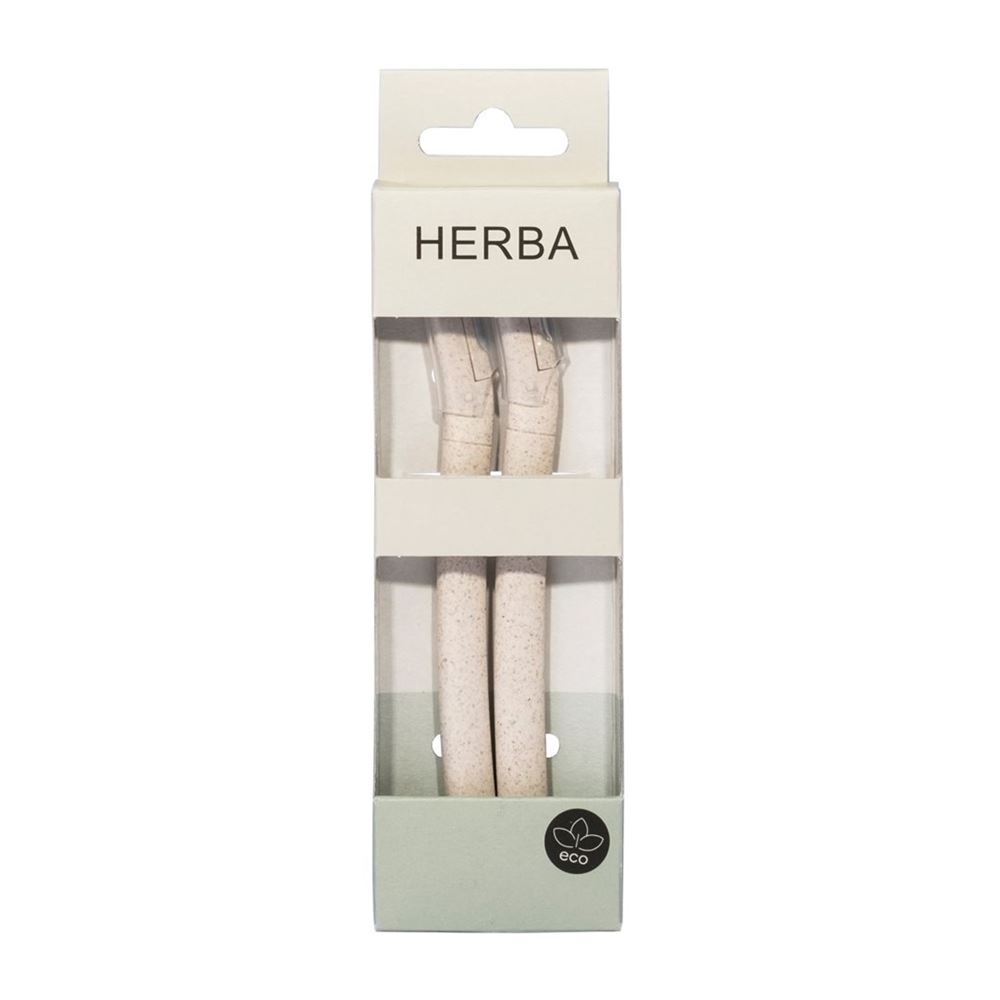HERBA Augenbrauenformer Weizenstroh<br>2 Stück, Karton, beige