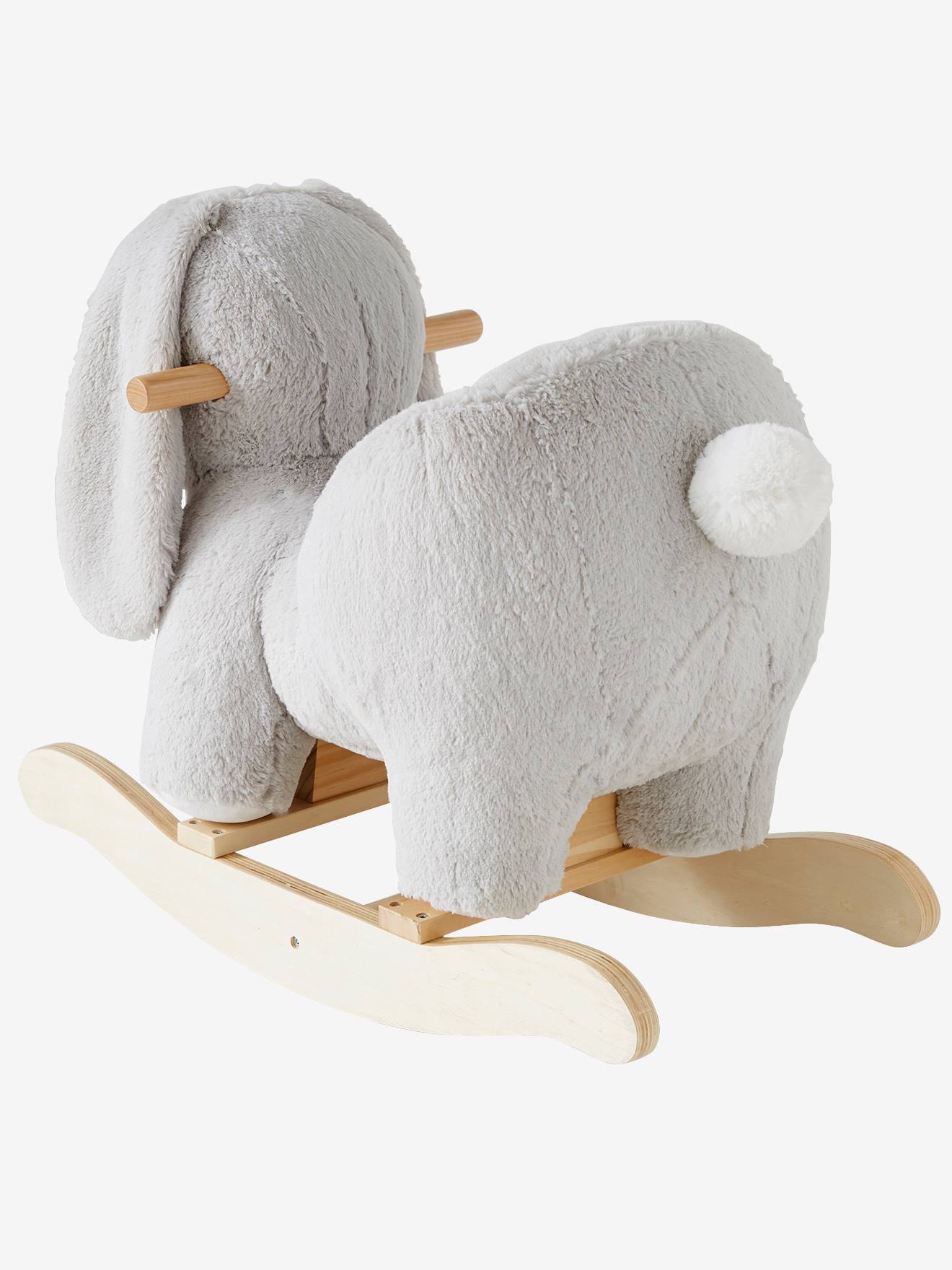 coelhinho de balanço cinza