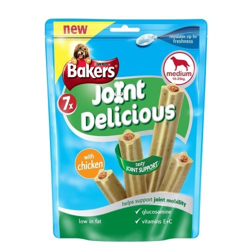 Petiscos para articulações com sabor natural para cães