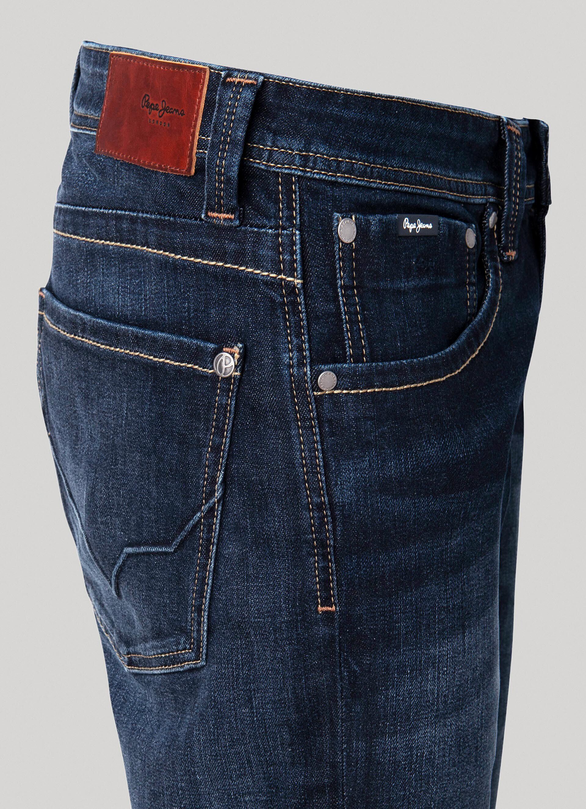 Calça jeans com modelagem Cash Fit e cintura regular - jeans