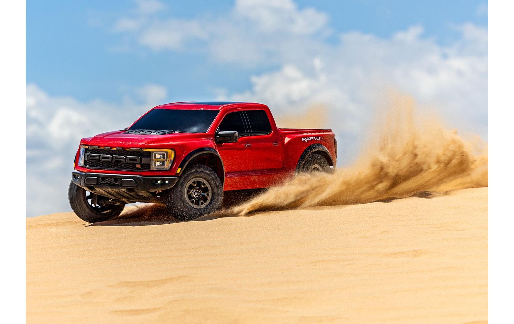 Short Course Truck Ford F-150 Raptor R Rot, ARTR, 1:10<br>Scale Off-Road Ford F-150 Raptor Pick-up RC Modell mit Brushless Antrieb