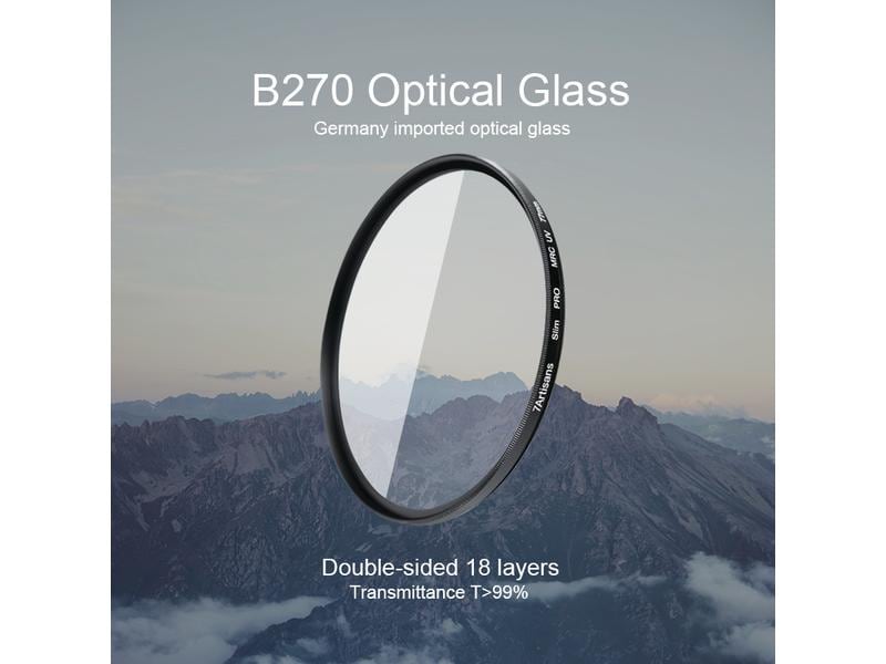 7Artisans Objektivfilter MRCUV – 62 mm Schmaler, robuster MRCUV-Filter