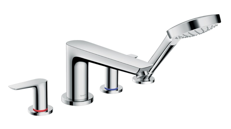 Hansgrohe Talis E 4-gats badrandkraan afbouwdeel chroom