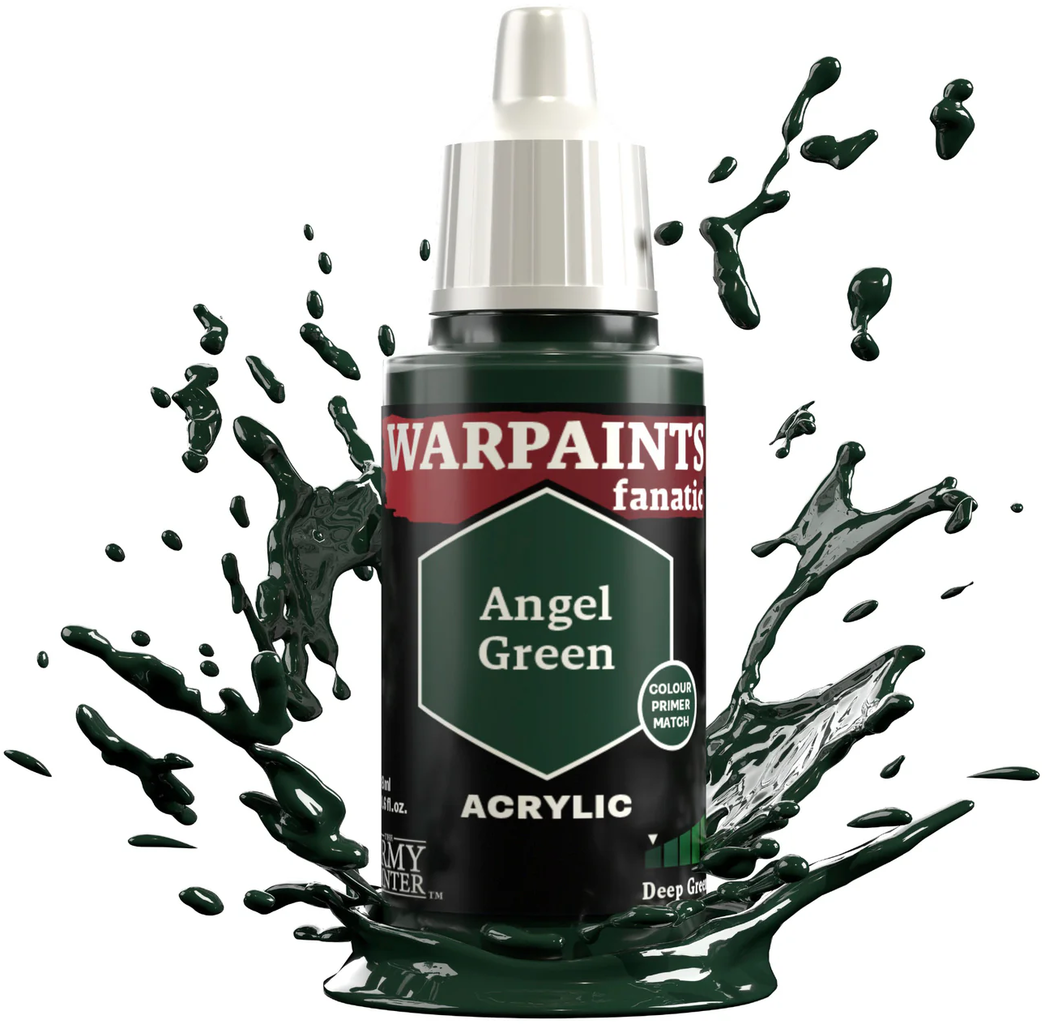 The Army Painter  Warpaints Fanatic: Deep Greens, Angel Green (18 ml)    Die Farben der Natur für deine Miniaturen