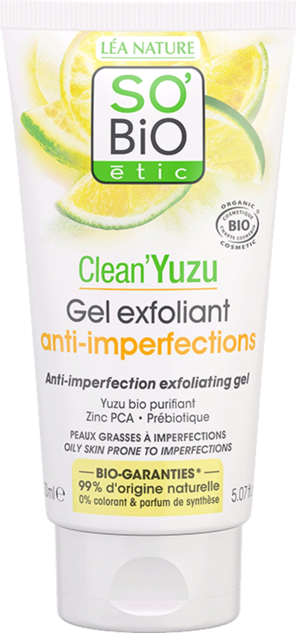 LÉA NATURE SO BiO étic  Clean'Yuzu Peeling-Gel, 150 ml