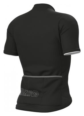 Maillot Manches Courtes Alé Color Block Noir