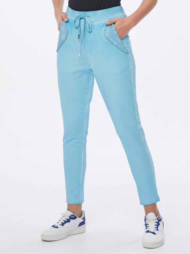 Jogging Hose mit Strass
