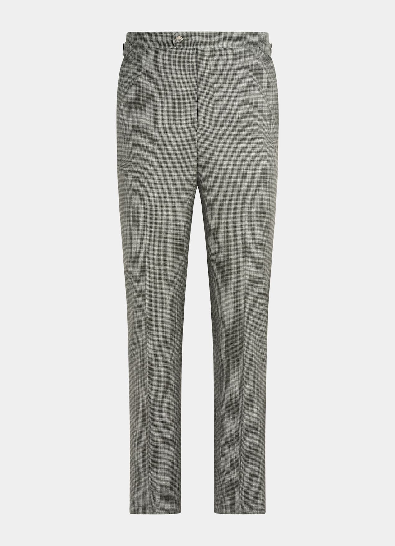 Costume Perennial Havana coupe Tailored vert moyen pied-de-poule