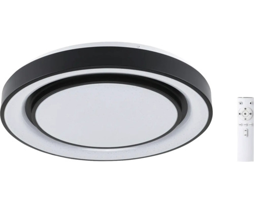Dimbare LED-lamp 40W 1500 lm 2700-6500 K Ø 45 cm SpacyColor frameloos zwart + afstandsbediening + RGB + sterrenhemel