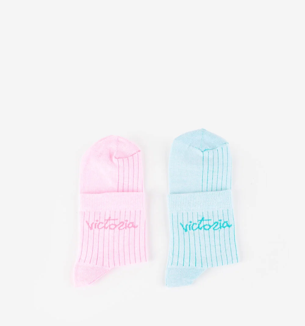 CHAUSSETTES FLUOROSA-AZUL