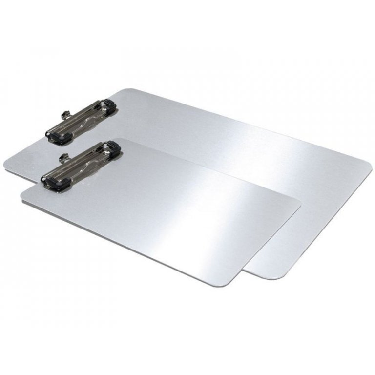 Klemmbrett Aluminium, silber