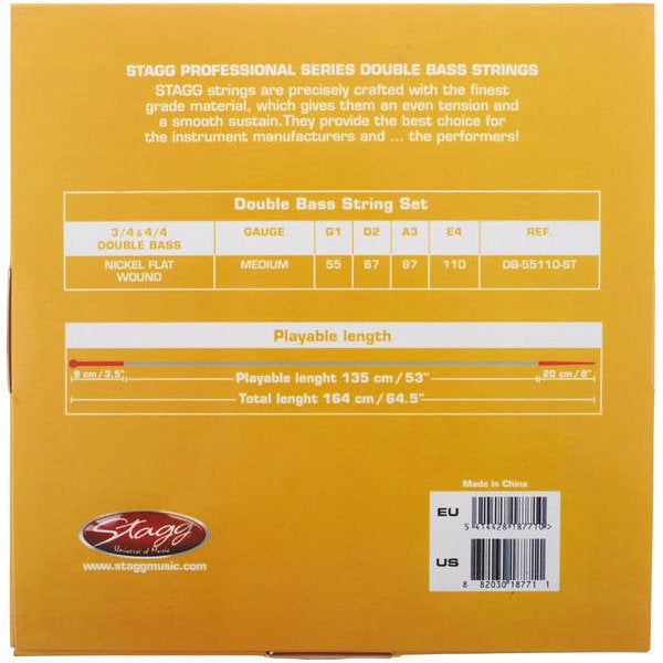 Stagg DB-55110-ST snarenset voor contrabas