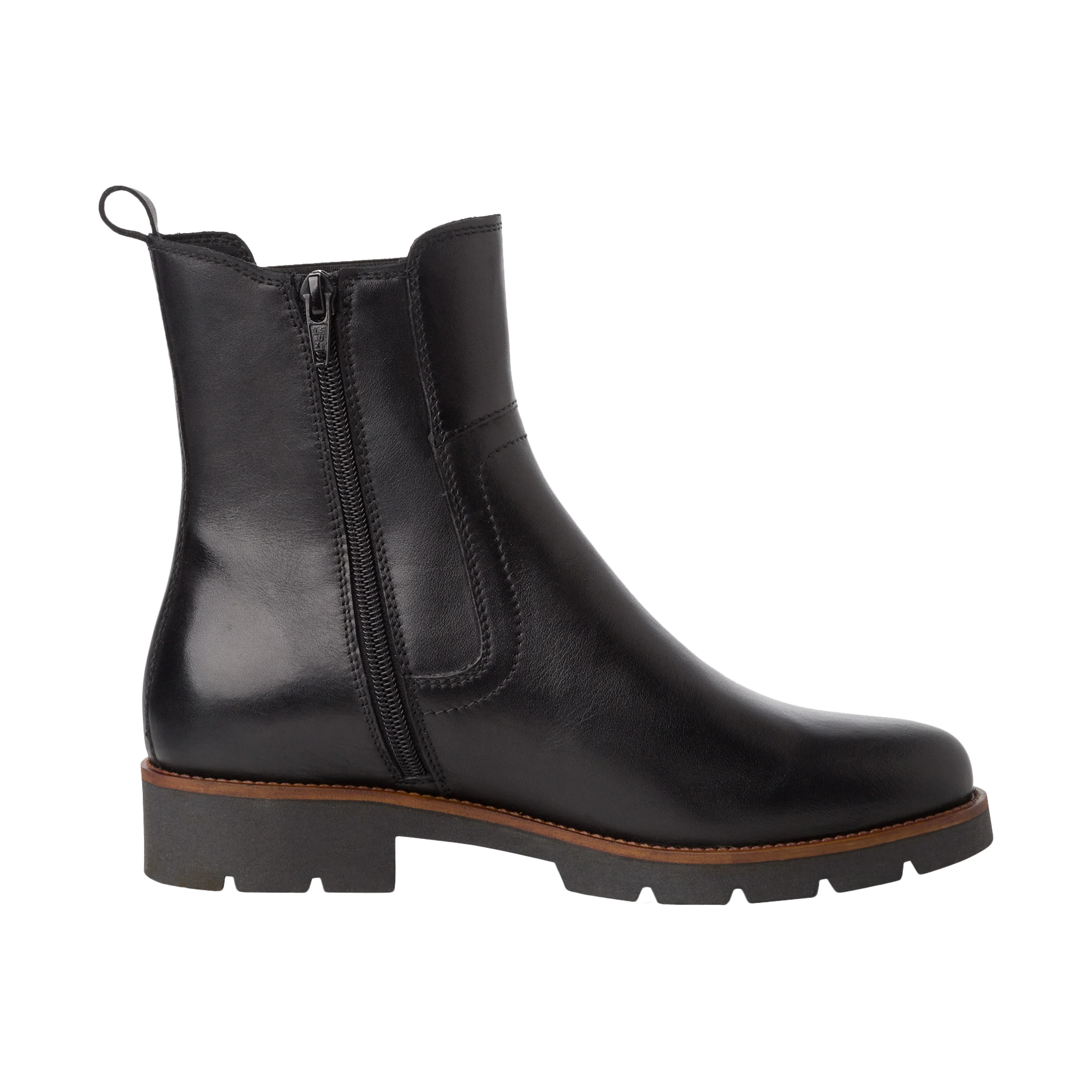 Bottines cuir | Noir