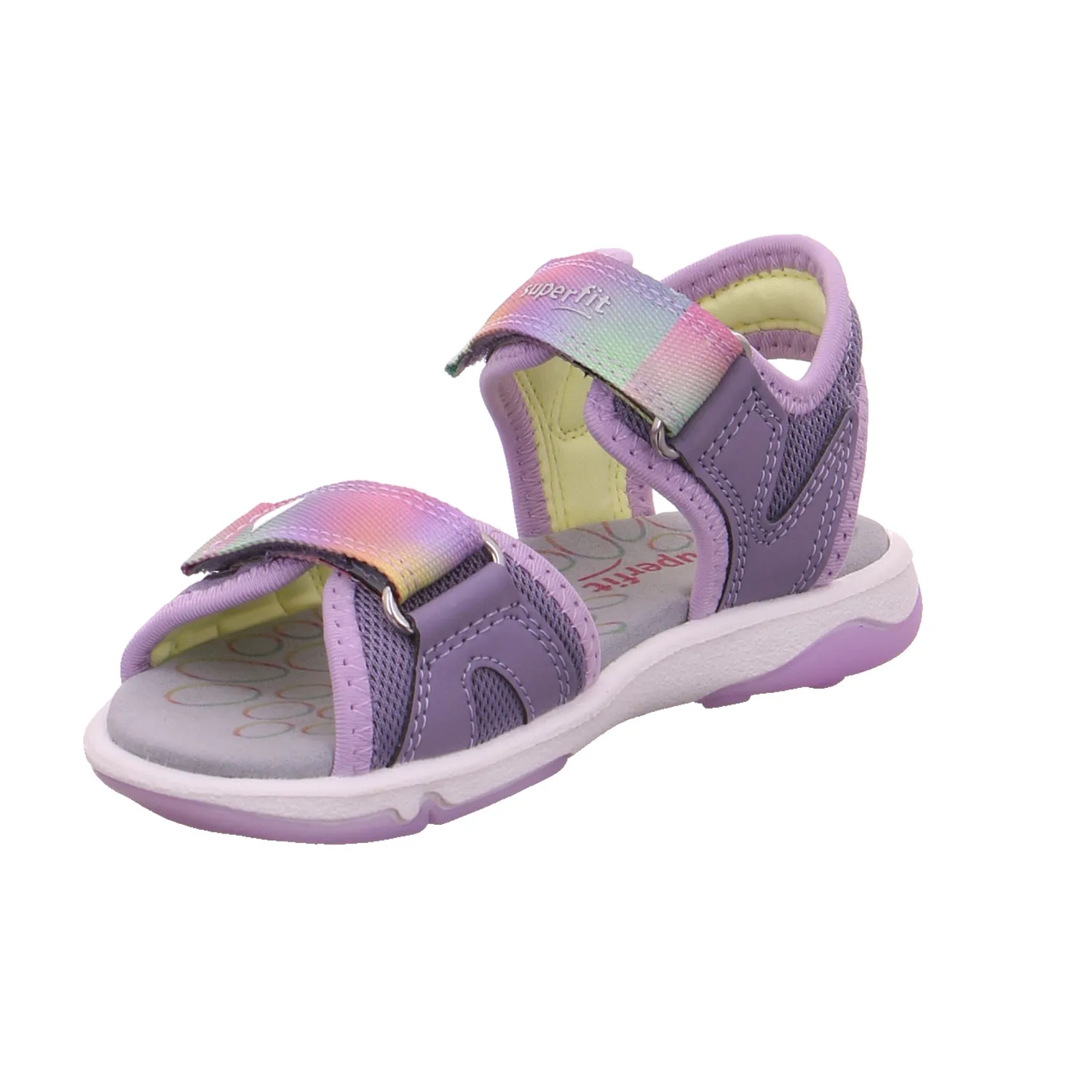 SUPERFIT Kleinkinder-Sandale Flieder Textil  Sommerschuh