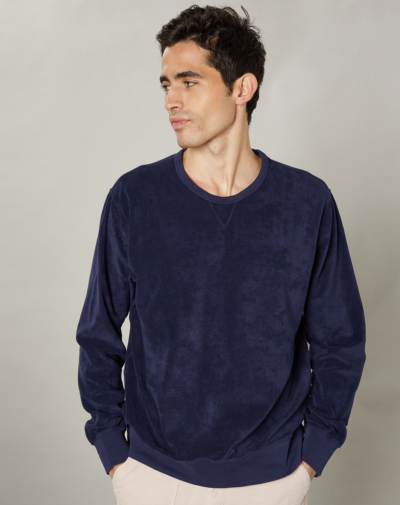 Hartford Sweat en éponge bleu