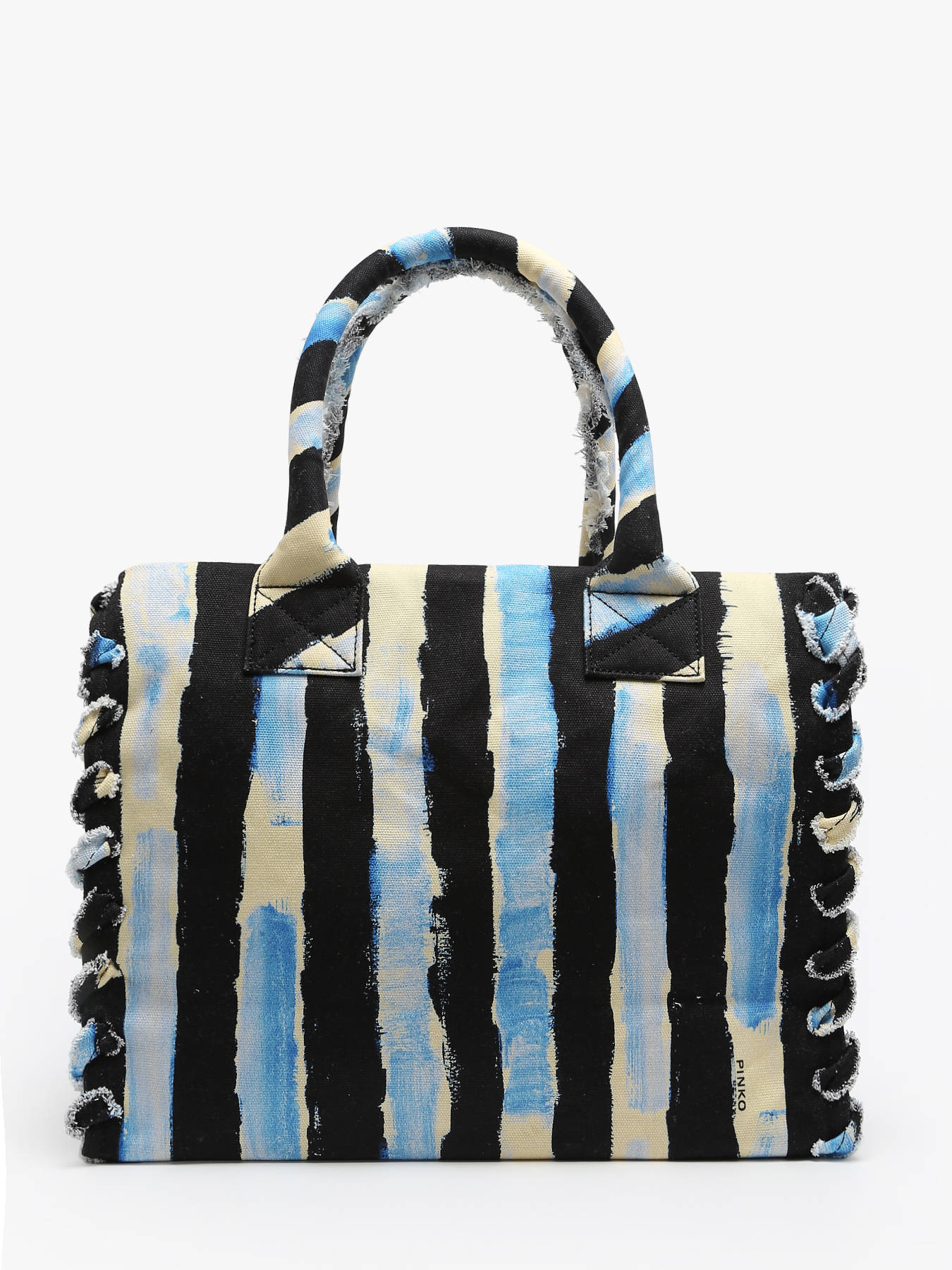 Sac port paule Logo shopper coton PINKO